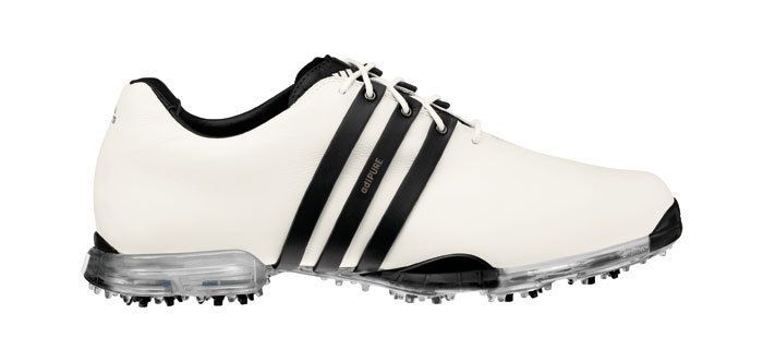 Adidas adiPURE 816220 Tour White/Black/Metallic Silver Medium Golf 