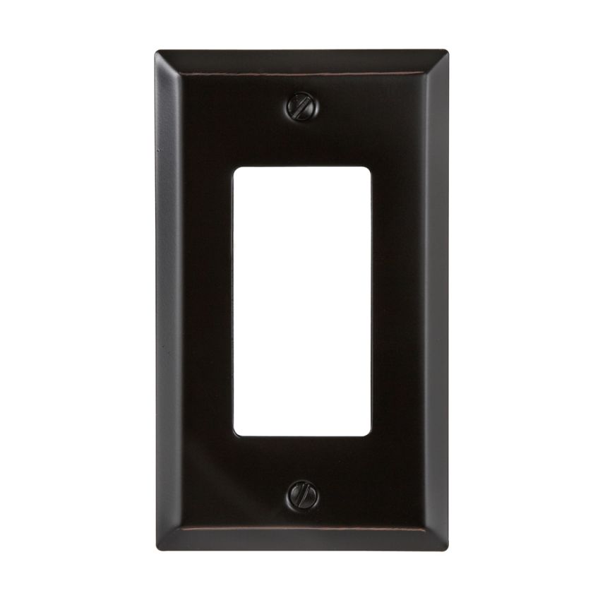 Oil Rubbed Bronze Single Decora GFI Wallplate AT 163RDB  