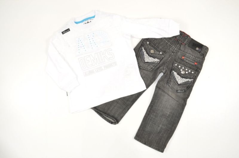 AKADEMIKS Toddler Boys Jeans Pant Set Size 2T 3T 4T  