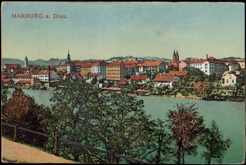 slovania, MARIBOR MARBURG a. Drau, Panorama (1921)  