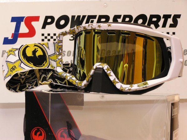 NEW DRAGON VENDETTA ROCKSTAR SNOWMOBILE GOGGLES EYEWEAR  