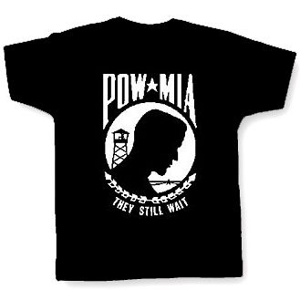 POW/MIA T SHIRT vietnam veteran vet biker military  