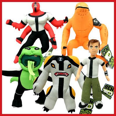 Ben 10 Alien Force 14 Plush Figure Doll  5 Variations  