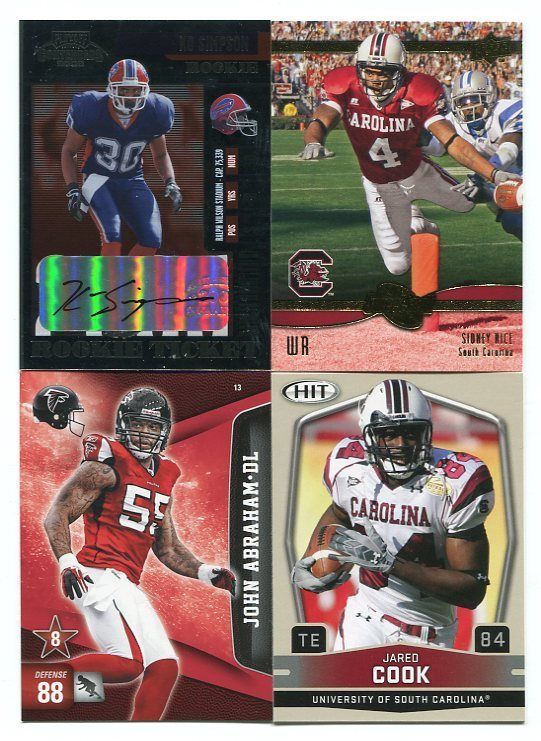   CAROLINA Gamecocks Football Lot   AUTO Jonthan Joseph, Rice, ALUMNI