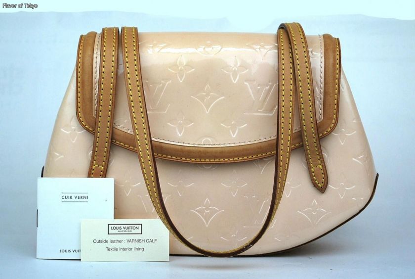 LOUIS VUITTON LV Biscayne Bay Vernis Pink Shoulder Bag  