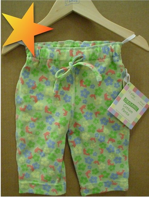 Baby Pant Organic Cotton Eco Friendly PVC Free WB20769  