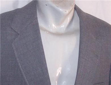 40R Embassy Park CHARCOAL SILVER Button sport coat suit blazer jacket 