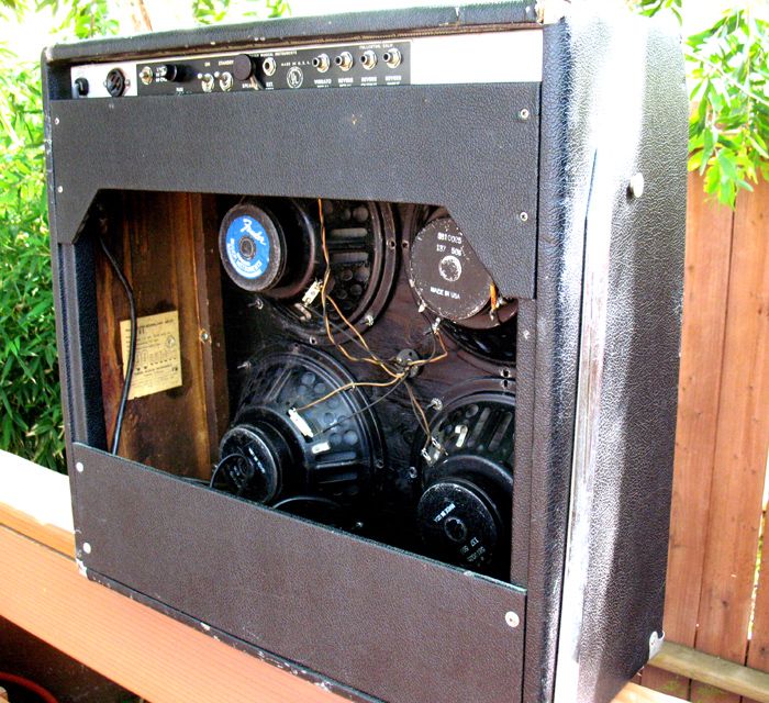 1966 Vintage Fender Super Reverb Blackface Amp Amplifier  