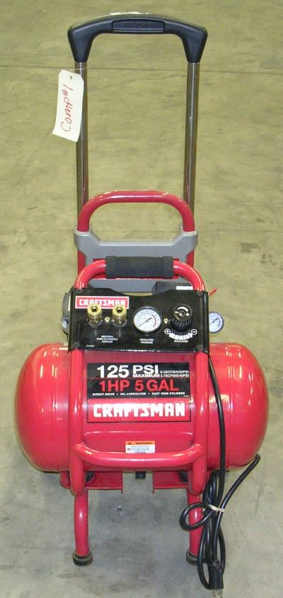   PNEUMATIC 1 HP 5 GALLON AIR COMPRESSOR ON WHEELS 921.166360  