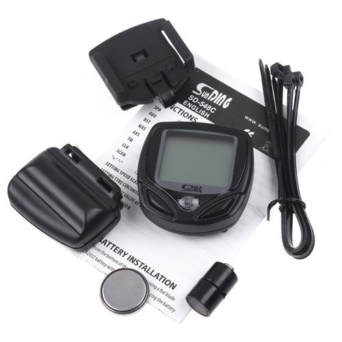 Wireless LCD Bike Bicycle Computer Odometer Speedometer  