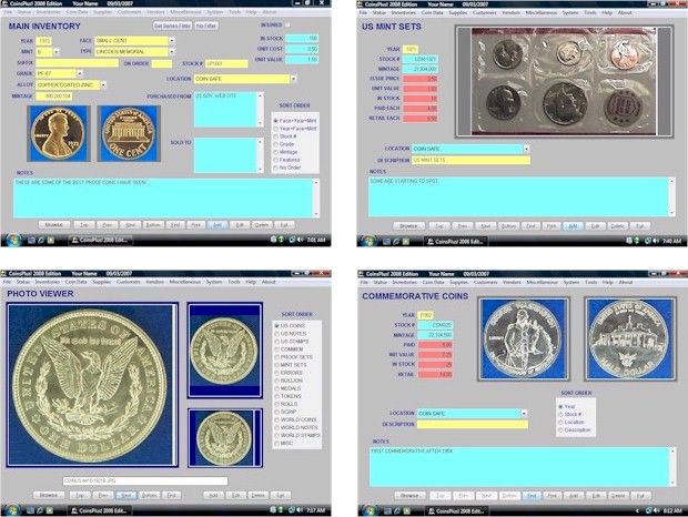 CoinsPlus 2012 #1 Coin Collection Inventory Software  