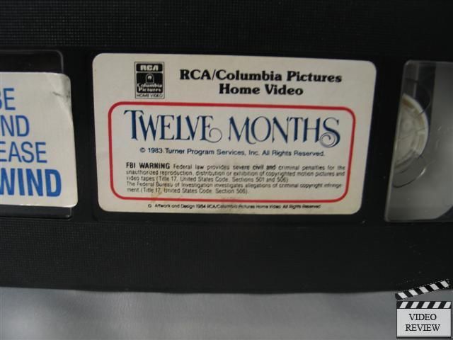 Twelve Months VHS Animated, Magic Window Video; Toei  