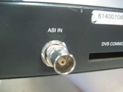   TT1220 RECEIVER 61400106 A 1U SERIES 1 ASI CVBS AUDIO DVB  