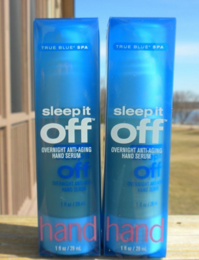 BATH & BODY WORKS TRUE BLUE SPA OVERNIGHT HAND SERUM X2  