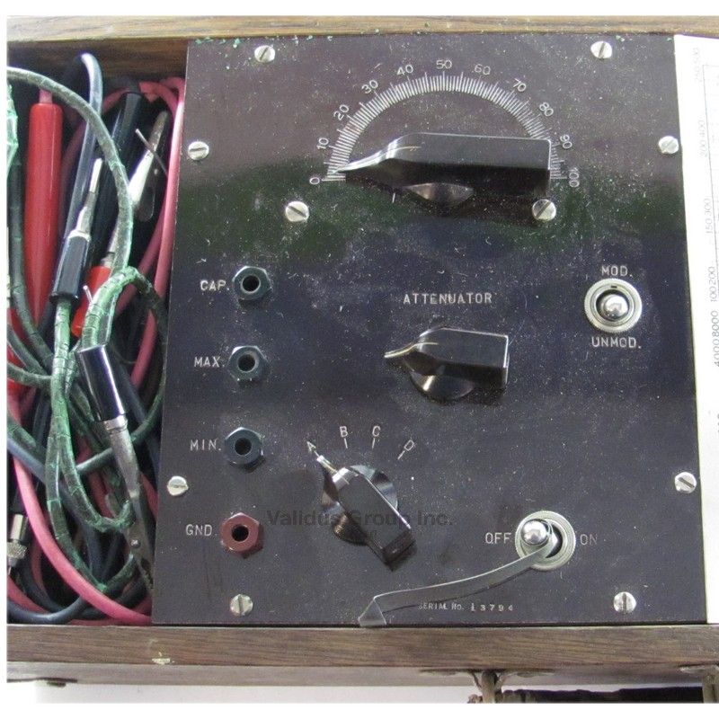 Old Triplett Vacuum Tube Tester Ohm Meter◢◤  