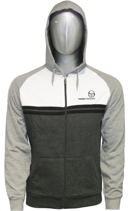 NEW MEN SERGIO TACCHINI FLEECE HOODED TOP SIZE S M L XL  