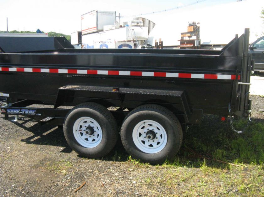 New 2012 Sure Trac 7x12 Dump/Equipment Trailer 12K GVWR  