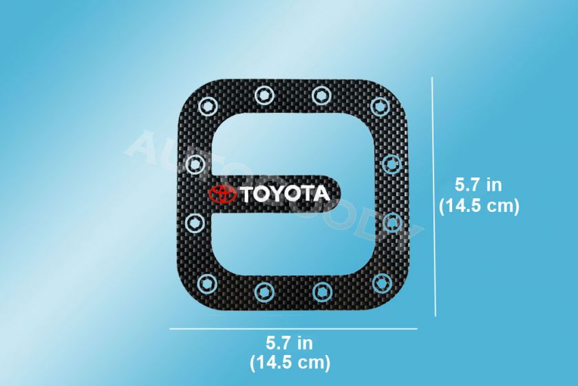 Toyota Fuel Door Sticker Decal Corolla Rav4 Matrix  