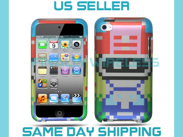   Bit Robot Design Hard Case Cover Apple iPod Touch 4 4th Gen  