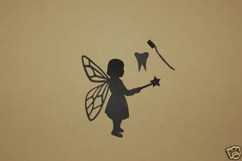 Cricut Tooth Fairy w/ Wand Silhouette Die Cut/Cuts Set  