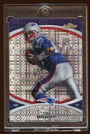 TOM BRADY 2010 FINEST XFRACTOR # ED 12/399 1/1 JERSEY#  