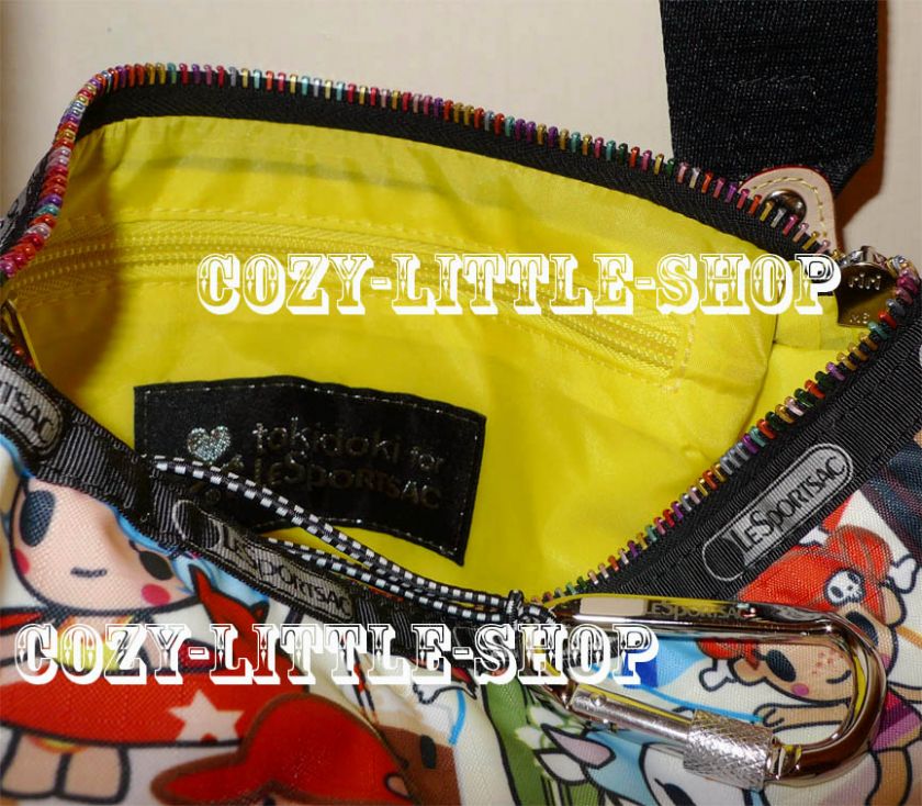 NWT LeSportsac TOKIDOKI SPIAGGIA *STELLINA* Bag~UNICORNO+OCTOPUS 