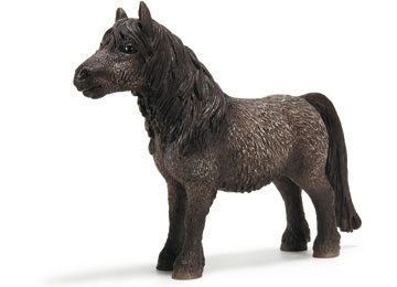 Schleich Farm Shetland Pony Stallion Horse #13662  