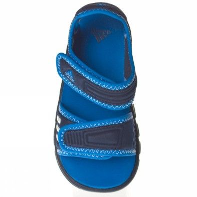 Adidas Akwah 7 I Blue Plastic Material Sandals Kids Beach New  