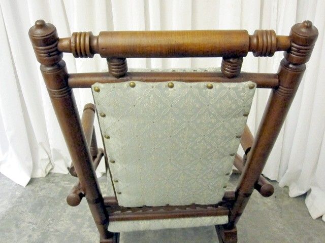 Antique Beautiful 1800s Platform Rocker Arts & Crafts Style Great 