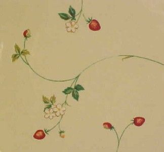 Pretty STRAWBERRY TIME STONEWARE DINNER PLATE Epoch VG  