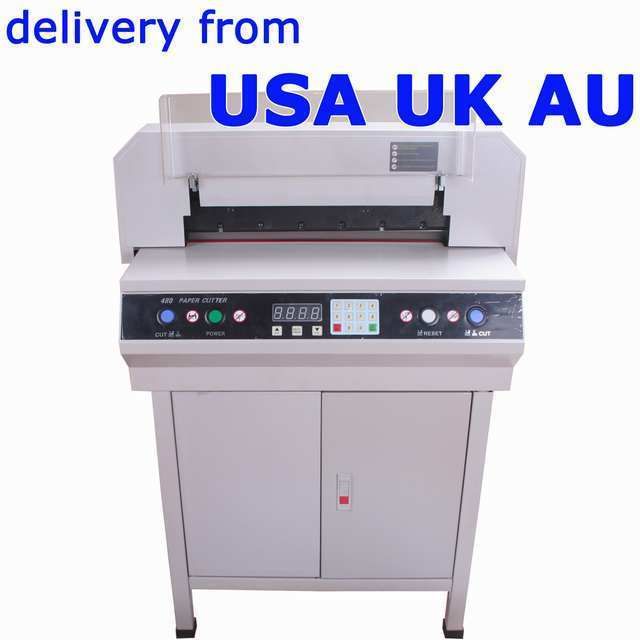 NUMERICAL CONTROLLED AUTO ELECTRIC PAPER CUTTER CUTTING MACHINE 48CM 