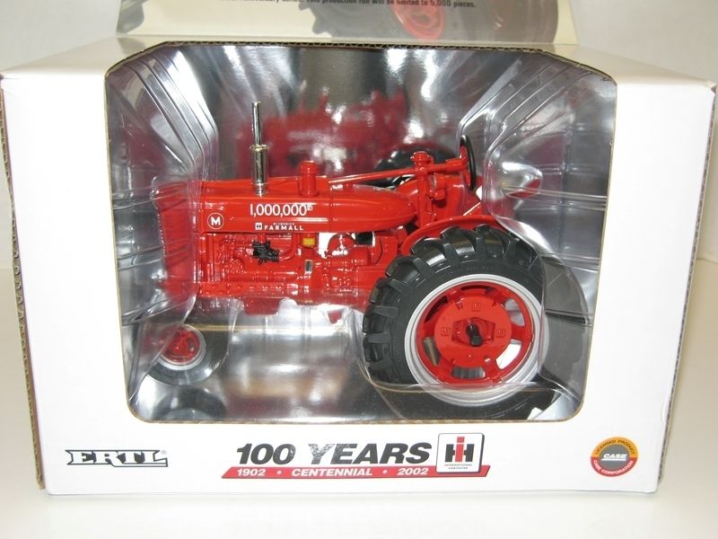 16 FARMALL M CENTENNIAL NIB farm toys  