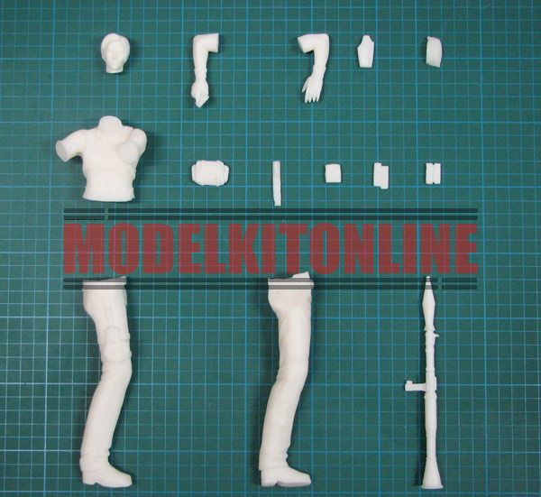 LEON KENNEDY RESIDEN EVIL BIOHAZARD 1/6 UNPAINTED FIGURE RESIN MODEL 