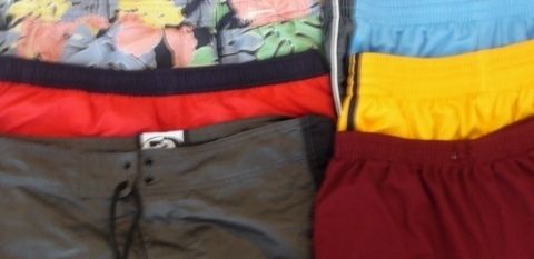 Nike etc. LOT 6 Men Large Shorts & Swim Trunks (LOT 603  