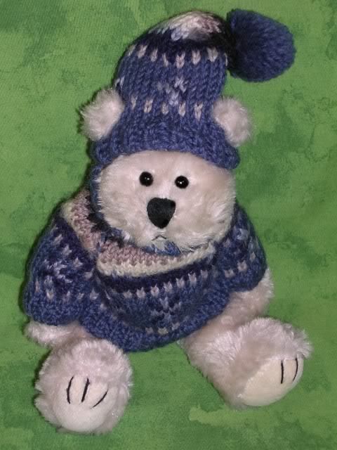 Boyds Bears Plush~KNUT V BERRIMAN~Ski Cap & Sweter~  