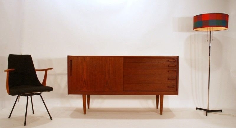 60s TEAK sideboard a 60   HUGO TROEDS SWEDEN BRA BOHAG  