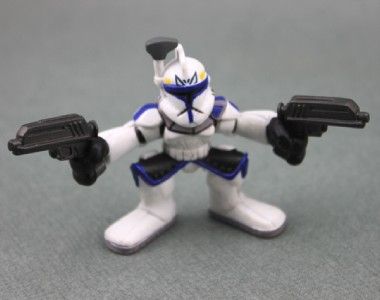 LOT 5 Pcs STAR WARS GALACTIC HEROES CLONE TROOPER BLUE Figure SW75 