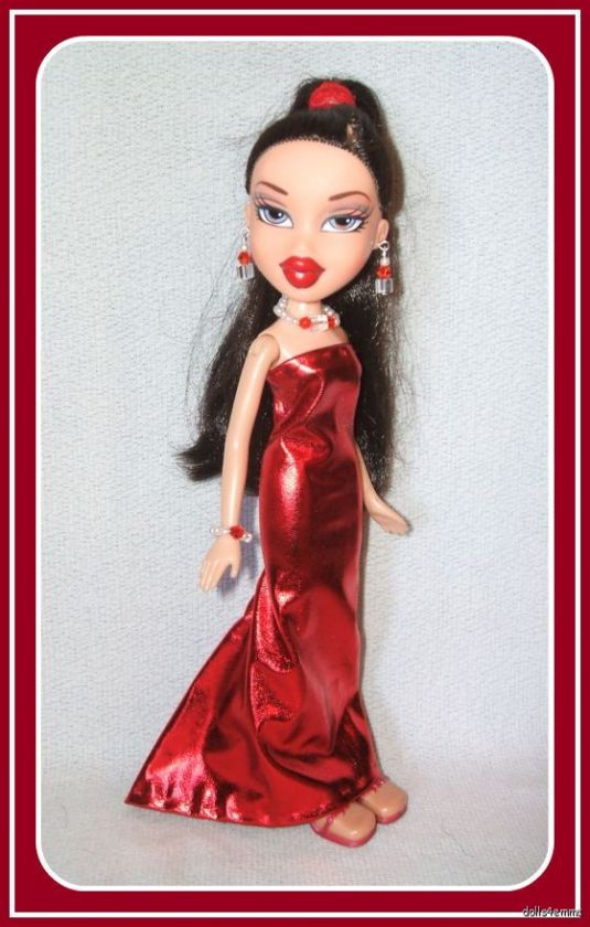 HANDMADE CLOTHES Gown + Jewelry 4 BRATZ DOLLS d4e  