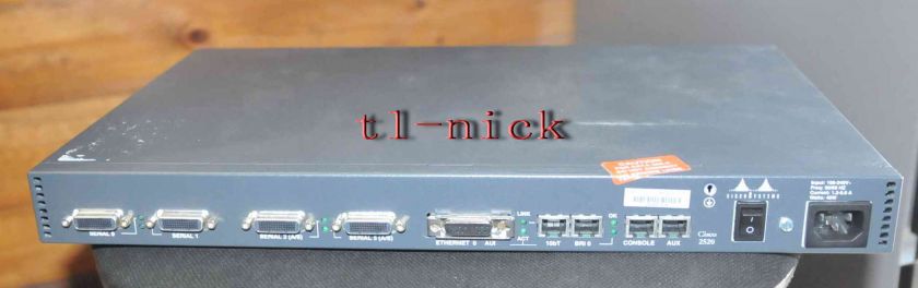 Cisco 2500 2520 4xSerial 1x ISDN Bri 1x Ethernet ccna Frame Relay 
