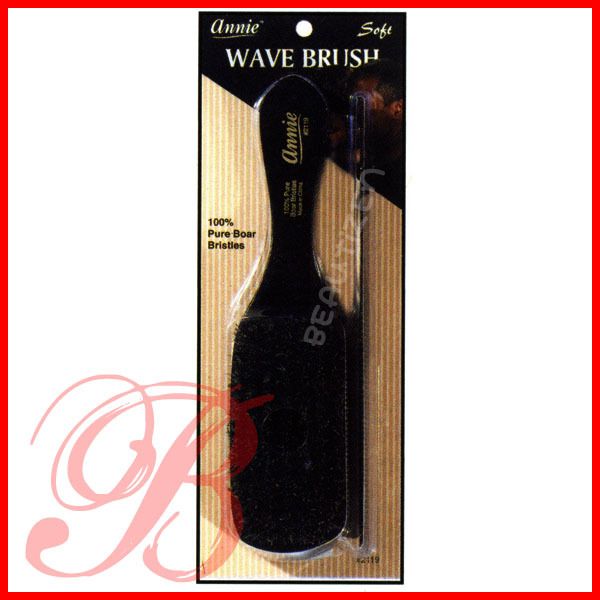 Annie Boar Bristles Brush w Comb Soft Wave Brush #2119  