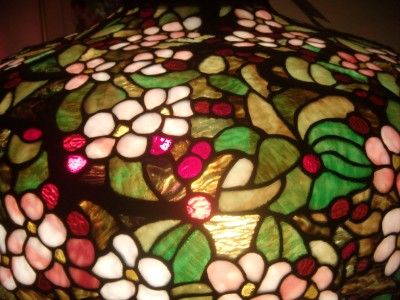 Spreading Cherry Tree Tiffany Lamp  