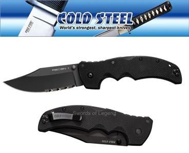 Cold Steel 27TLCH Recon 1 Clip Point 50/50 Edge 2010 Model *NEW*