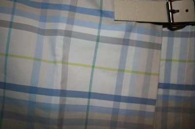 AUTH BURBERRY NOVA CHECK KILT SKIRT NEW 10 SALE CLASSIC  