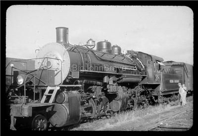 Lot of (9) ORIGINAL Vintage Slides c.1954 * Sierra Railroad * Kodak 