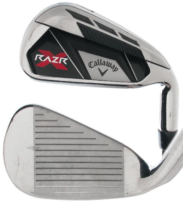 CALLAWAY RAZR X IRONS 5 PW (6PC) STEEL UNIFLEX  