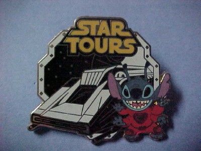 Star Tours STITCH E Ticket Transport Disney Pin  