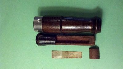   CHARLES GRUBBS (1848 1933) STANDARD MODEL WOODEN DUCK CALL DECOY GOOSE