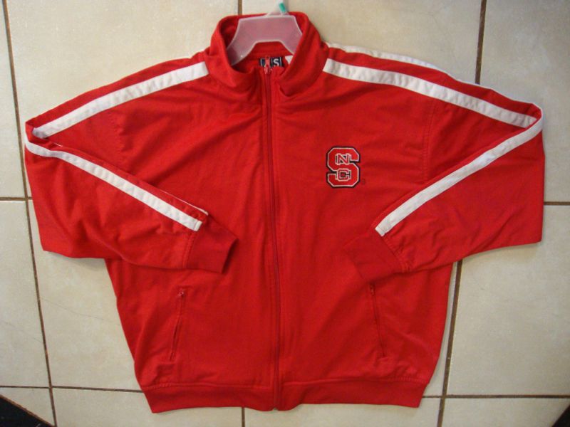 NORTH CAROLINA STATE SWEATSHIRT FULL ZIP XXLARGE 2XL  