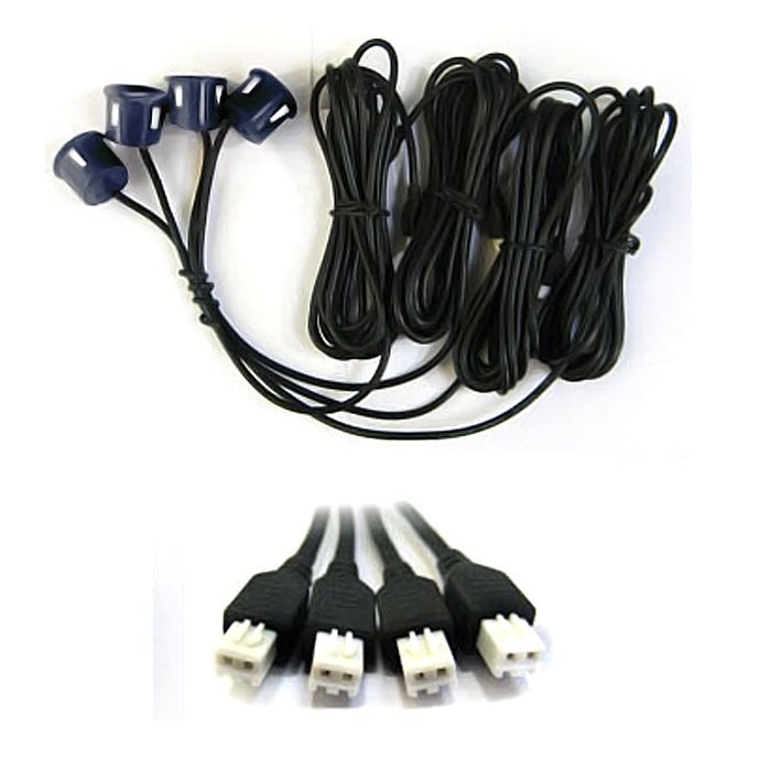 Car Parking 4 Silver Sensor System Reverse Buzzer Radar  