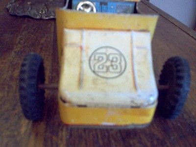 VINTAGE MARX TIN CAR 8 BY 3   1/2 MADE IN JAPAN  